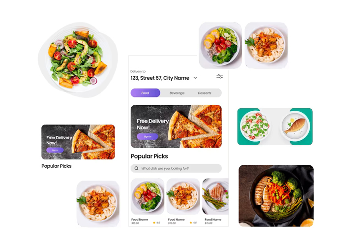 On-demand food delivery software