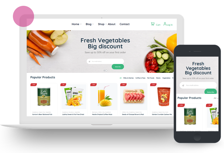 online grocery ordering system